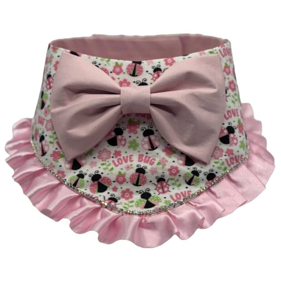 ruffled lovebug bandana