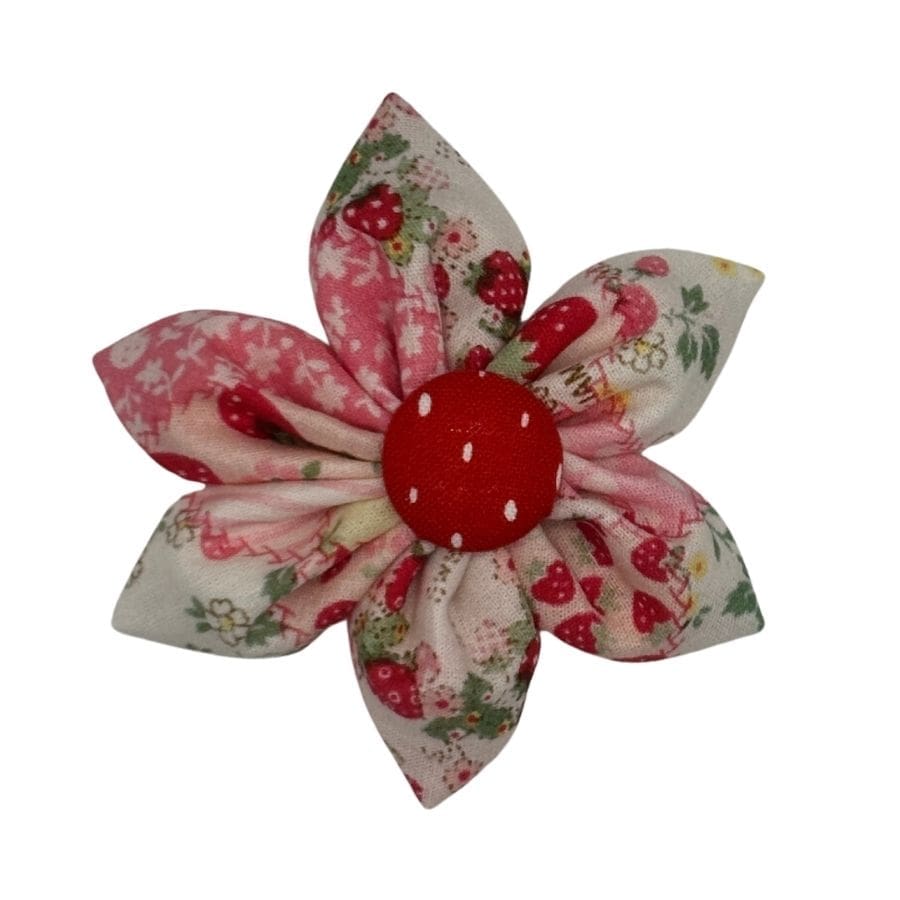 strawberry patch removable flower