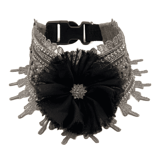 gray victorian ghost custom collar