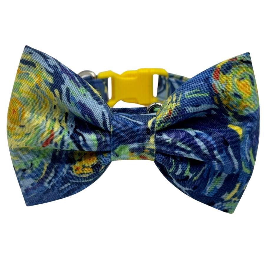 Star Night Removable Bowtie Adjustable Collar - Image 2